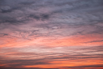 Sunset Paradise Burning Skies