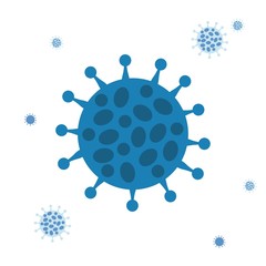 Coronavirus2019-nCov. Wuhan virus. Vector illustration isolated on white background for posters, banners, backgrounds.