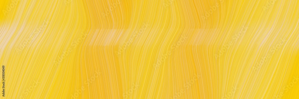 Poster flowing header design with vivid orange, khaki and pastel orange colors. dynamic curved lines with f