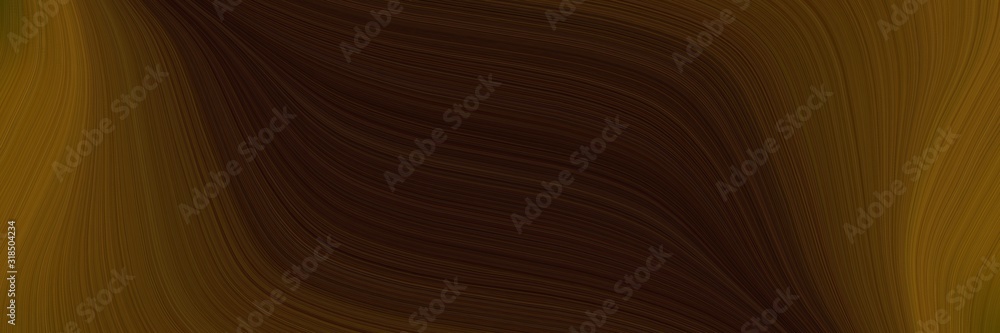 Poster flowing horizontal header with very dark red, chocolate and very dark green colors. dynamic curved lines with fluid flowing waves and curves