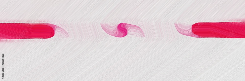 Aufkleber moving designed horizontal banner with light gray, crimson and pastel magenta colors. dynamic curved