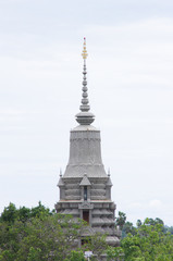 stupa on a hill