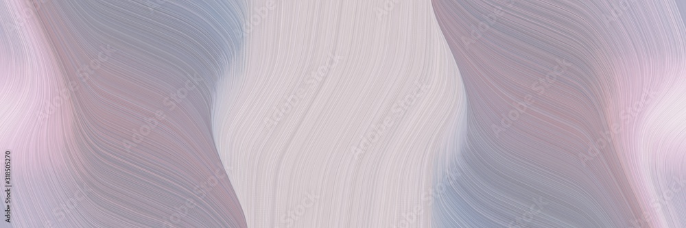 Aufkleber moving horizontal header with pastel purple, light gray and thistle colors. dynamic curved lines wit