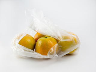 Orange fruit background , Citrus reticulata Blanco on white backgrond