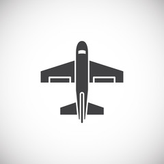 Transportation related icon on background for graphic and web design. Creative illustration concept symbol for web or mobile app