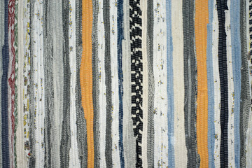 Beautiful handwoven carpet and useful design element
