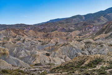 Tabernas desert, Desierto de Tabernas near Almeria, andalusia region, Spain