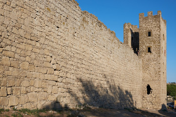 Genoese fortress - medieval fortifications in the city of Feodosia