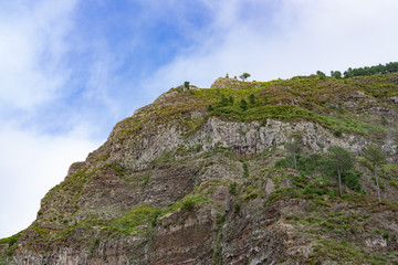 Fototapeta premium Beautiful landscape in the high mountains of Madeira, Portugal