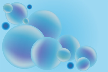 Blue background with copy space. illustration vector.	