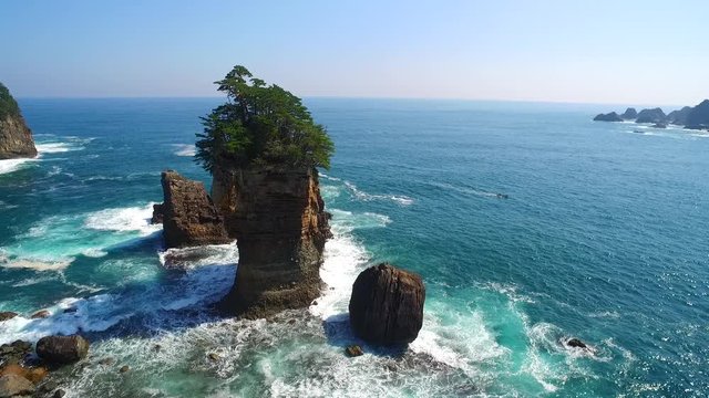 岩手県 宮古市 三王岩