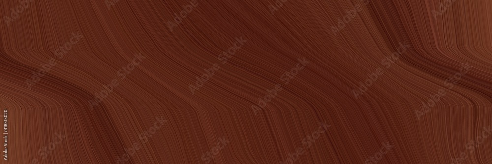 Aufkleber moving horizontal header with dark red, old mauve and brown colors. dynamic curved lines with fluid flowing waves and curves