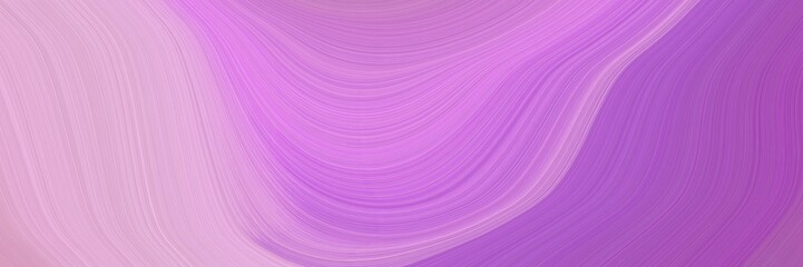 surreal banner design with orchid, plum and medium orchid colors. dynamic curved lines with fluid flowing waves and curves