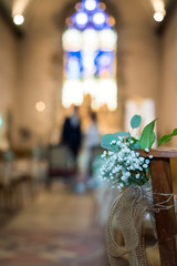 Fleurs de voiture de mariage