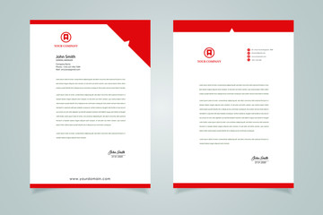 Abstract Letterhead Design Modern Business Letterhead Design Template