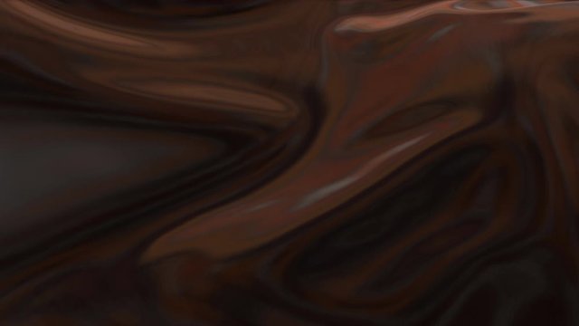 a black smooth film is slowly deformed by the waves. animated screensaver. 3d render