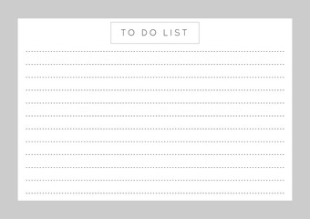 Planner sheet vector