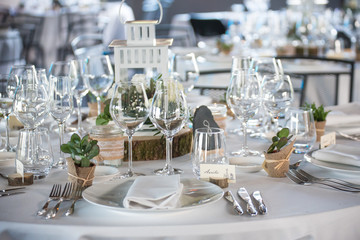 Décoration de table de mariage