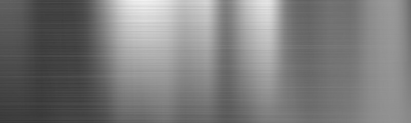 Brushed Metal Steel Gradient Texture - obrazy, fototapety, plakaty