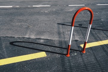 trafiic signal for bikes and motorcycles on the street in Bilbao city Spain