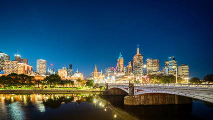 Fototapeta premium Yarra River, Melbourne, Victoria, Australia