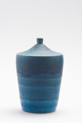 Ceramic pot, kitchen container, handmade