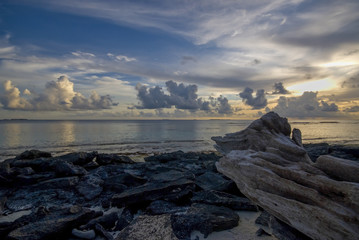 Tropical beach, beautiful tourist destination, Maldives.