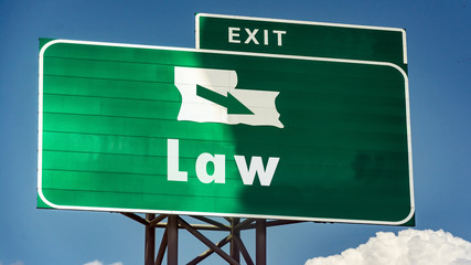 Street Sign to Law