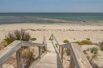 Pristine beaches and the rugged coastline of Yorke Peninsula, located west of Adelaide in South Australia