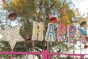 Play and happiness at the amusement park