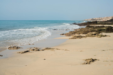 Pretty beach in Fuertentura, Canary Islands