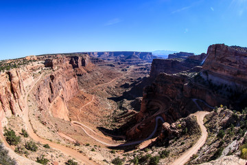 Mountaitns and Red Stones of the Canyonlands National Park, USA