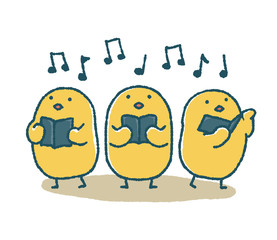 ゆるいひよこたちは合唱する