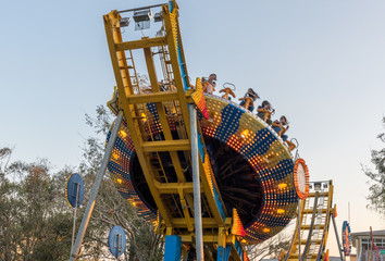Play and happiness at the amusement park