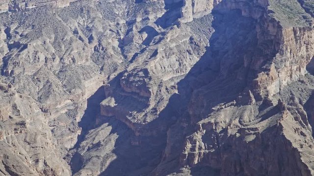 Wadi Ghul aka Grand Canyon of Oman in Jebel Shams Mountains