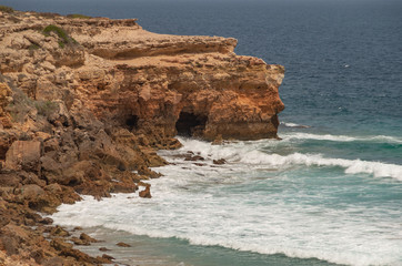 Pristine beaches and the rugged coastline of Yorke Peninsula, located west of Adelaide in South Australia
