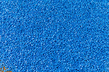 Close-up of plastic polymer granules. polymer plastic. compound polymer..plastic beads isolated on...