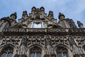 Fototapeta premium Fassade des Rathauses von Middelburg/NL