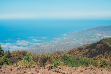 Majestic landscape on La Palma, Canary islands