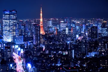 Fotobehang 東京の夜景 © Goryu