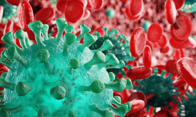 Coronavirus 2019-nCov novel coronavirus concept resposible for asian flu outbreak and coronaviruses...