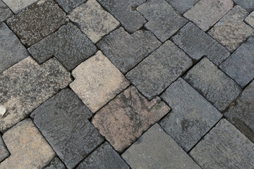 Floor in Borobudur Buddist Temple - island Java Indonesia
