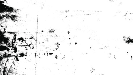 Uneven black and white texture vector. Distressed overlay texture. Grunge background. Abstract textured effect. Vector Illustration. Black isolated on white background. EPS10.