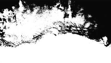 Uneven black and white texture vector. Distressed overlay texture. Grunge background. Abstract textured effect. Vector Illustration. Black isolated on white background. EPS10.
