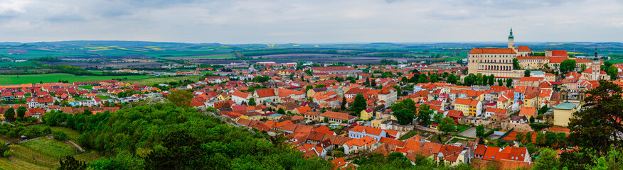 Fototapeta na wymiar Mikulov city view