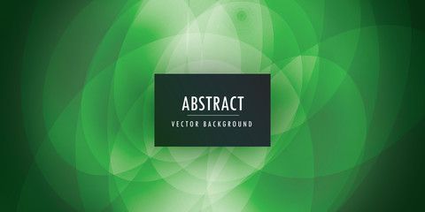 Fototapeta na wymiar Abstract green techno swirl background