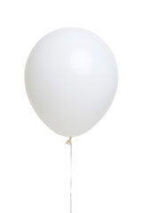 Helium balloon isolated on white