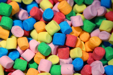 colored chewing sweet candy