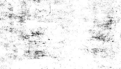 Abstract vector noise. Small particles of debris and dust. Distressed uneven background. Grunge texture overlay with fine grains isolated on white background. Vector illustration. EPS10.