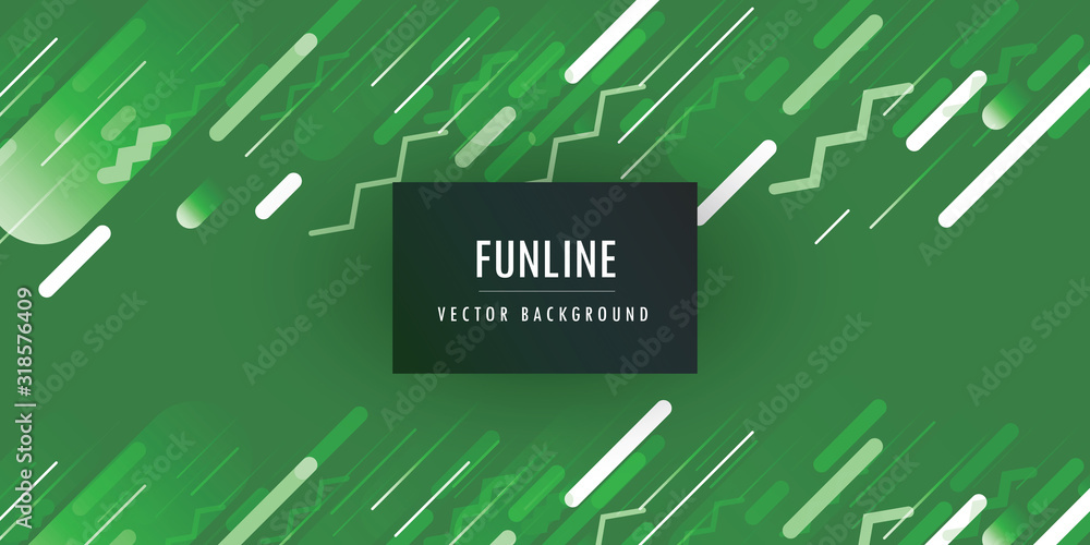Aufkleber vector illustration of dynamic composition made of various colored rounded shapes lines in diagonal 